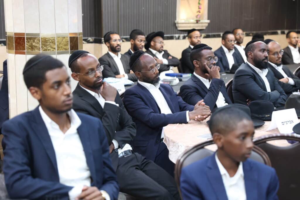 מאות בחורי ישיבות יוצאי אתיופיה התכנסו לקראת מתן תורה